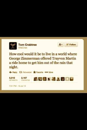 Twitter about Trayvon